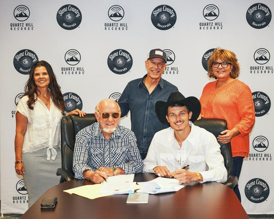 STONE COUNTRY RECORDS SIGNS “STRING KING” SPENCER HATCHER