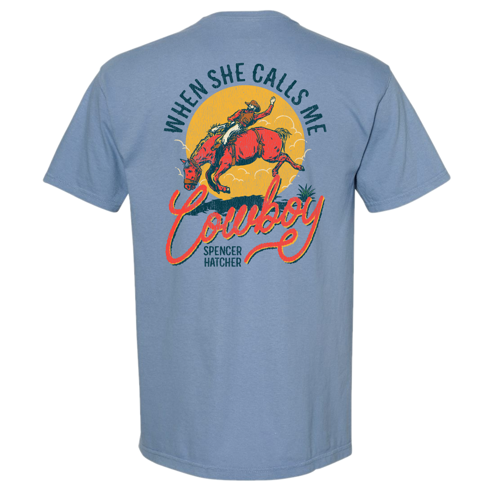 Always A Good Night Washed Denim Tee