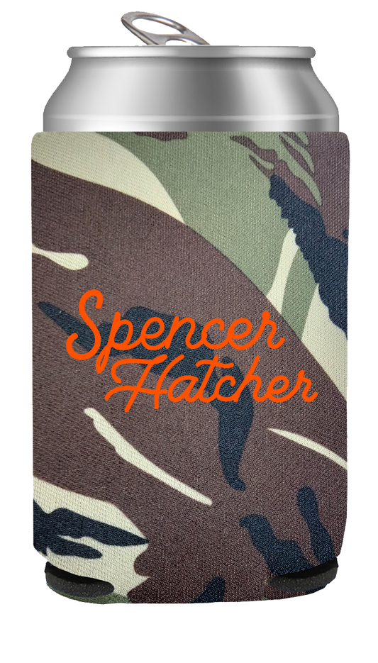 Spencer Hatcher Camo Can Cooler